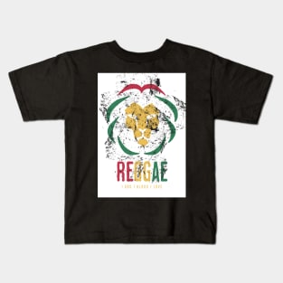 Lion Reggae - Colorful Kids T-Shirt